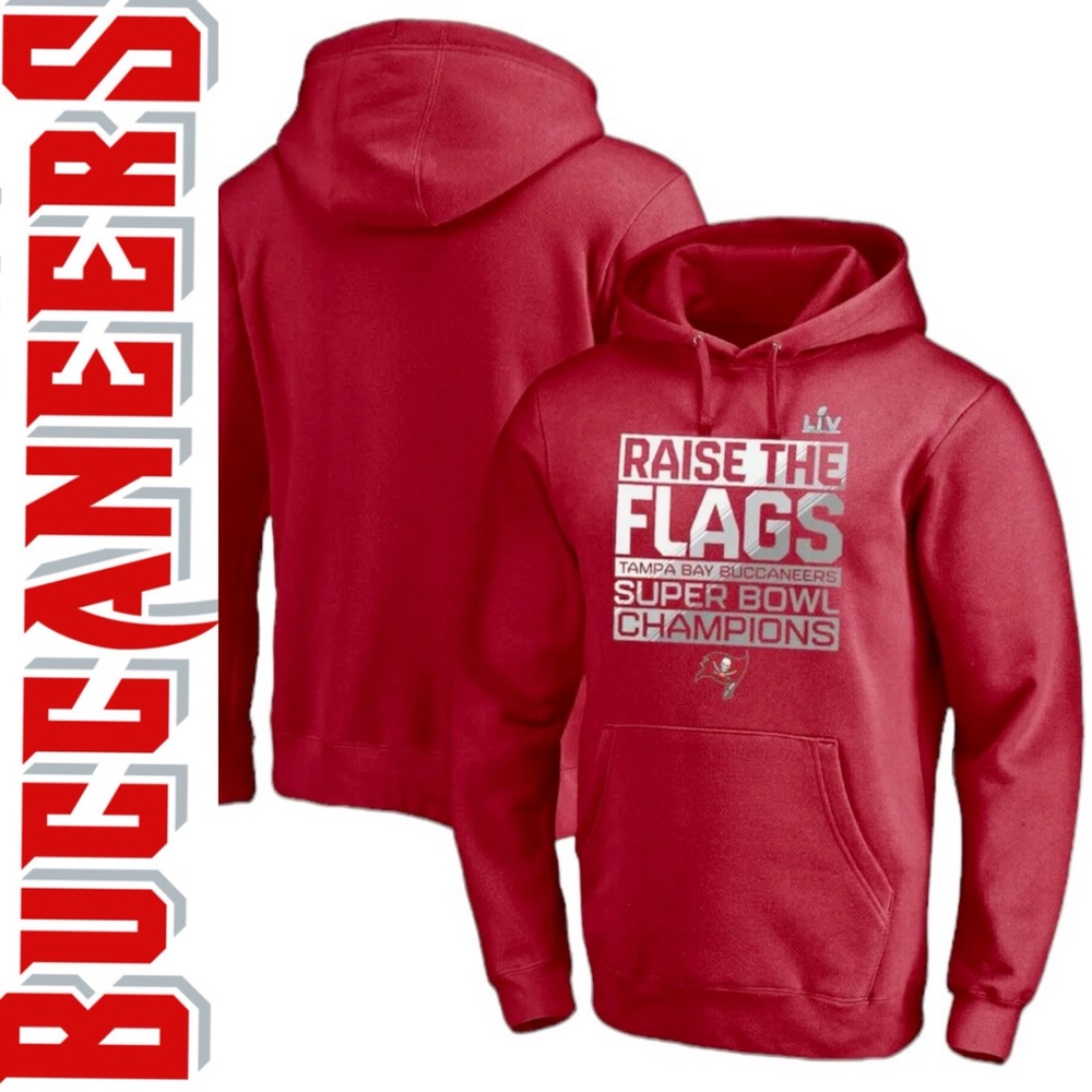 Fanatics Tampa Bay Buccaneers NFL Football Raise Flags Super Bowl Champions M